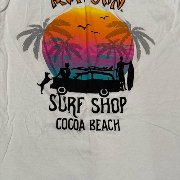 Ron Jon White Surf Shop Tee - Picture 2 of 4